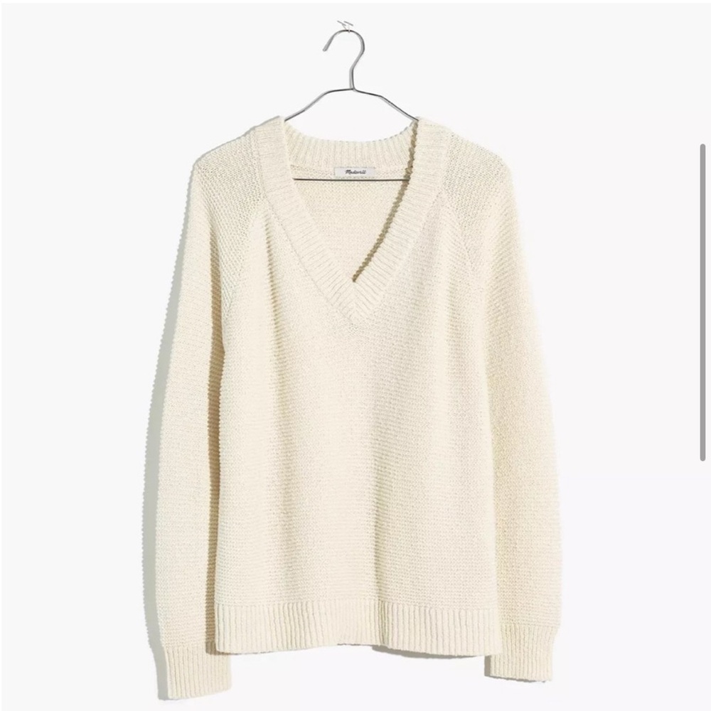 Madewell Cream Knit Sweater